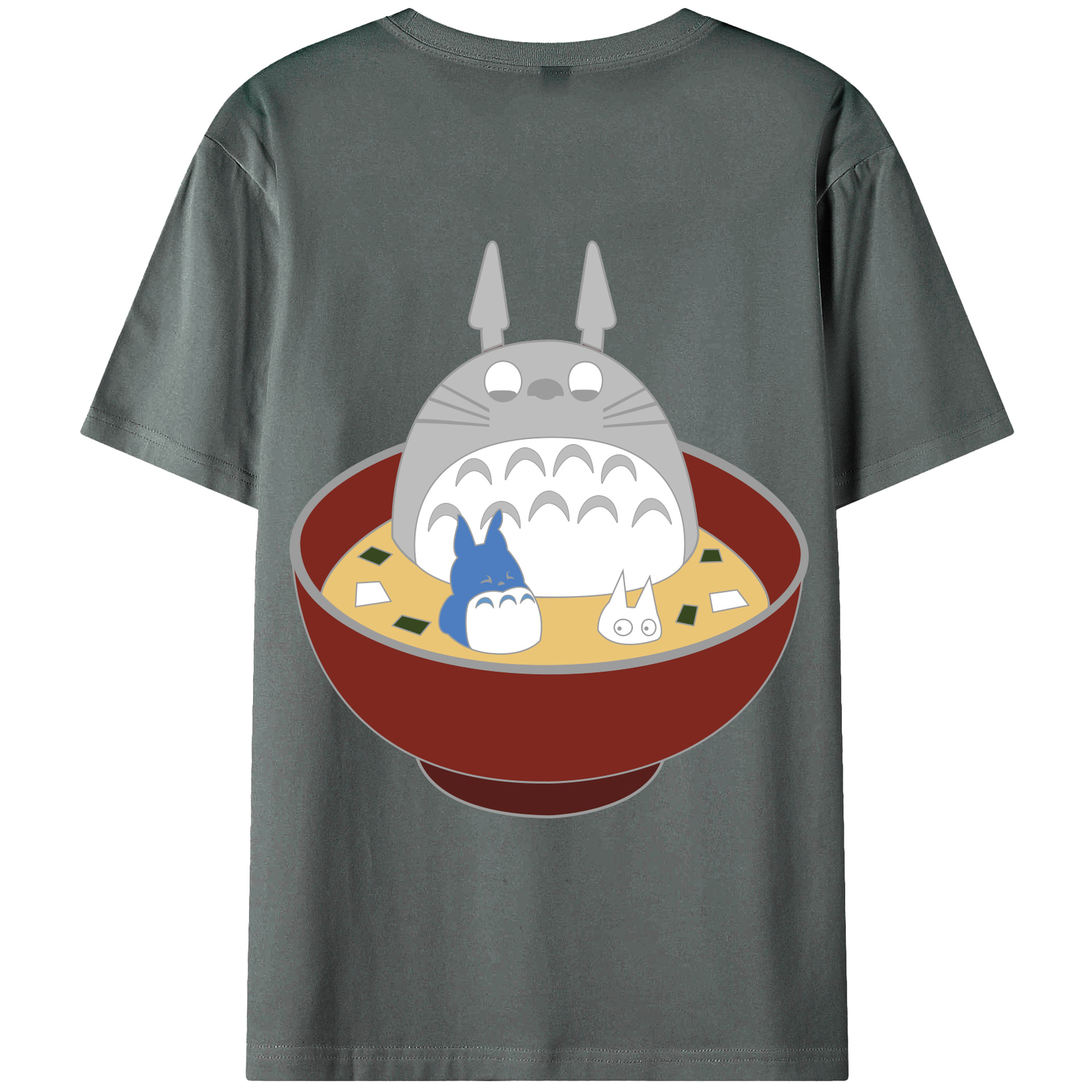 （画像用） となりのトトロ 草壁メイ 草壁サツキ My Neighbor Totoro Satsuki Kusakabe Mei Kusakabe 綿100％ メンズ半袖Tシャツ（バックプリント） 通気性